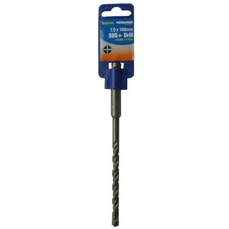 SDS Plus Masonry Drill Bit 7.0mm x 160mm High Performance Toolpak 